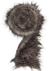 Kunstvel vachtje bontje Gruinsbruin 10 cm rol 1,2 meter