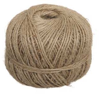 Jute touw Viji rope 3 ply Naturel rol 200 gram