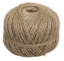Jute touw Viji rope 3 ply Naturel rol 200 gram