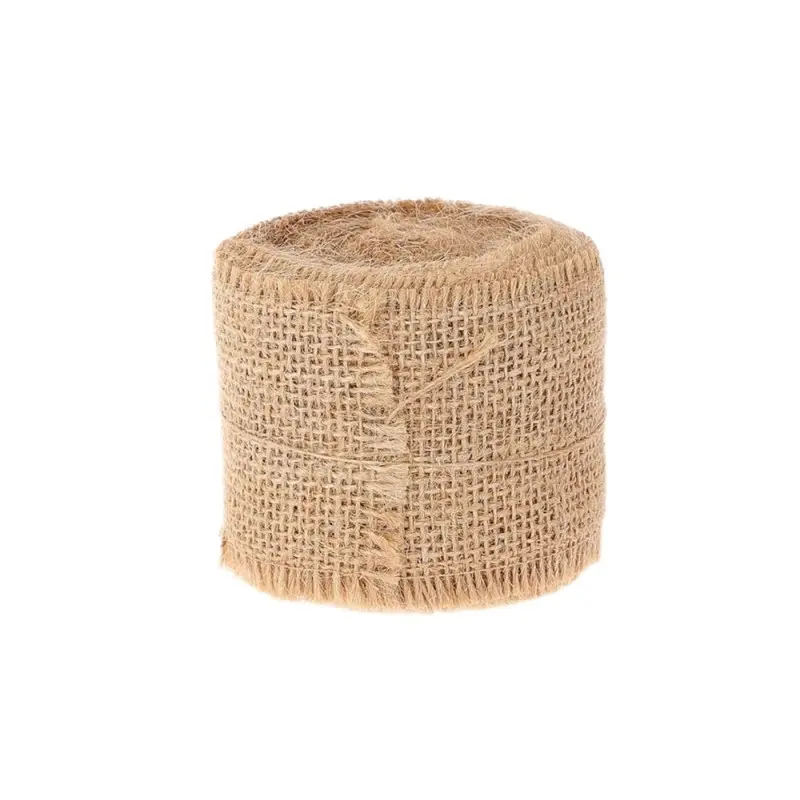 Jute band dicht Naturel 5 cm 5 meter