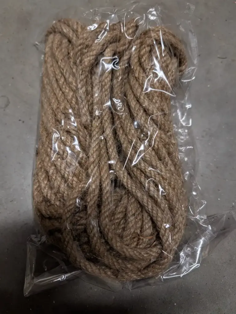 Jutetouw dik 10 mm 10 meter