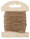 Jute koord op houten kaart Zand 1,5 mm 10 meter