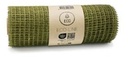 Sizo net Jute Olijfgroen 5 meter x 30 cm