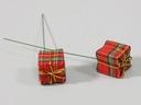 Giftboxes Schotse ruit 25x25 mm pak 60 stuks