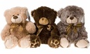 Beertje pluche Donkerbruin Sitting Bear 35 cm per stuk