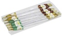 Bijsteker Champagneflesjes 7.5 cm 3 assorti pak 12 stuks