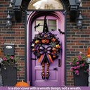 Deurcover Halloween polyester 90x180 cm per stuk