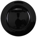 Onderbord Black Zwart 33 cm rond