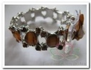 Corsage Polscorsage-armband Jelly Bean Brown