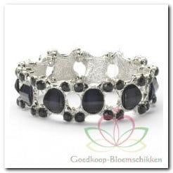 Corsage Polscorsage-armband Jelly Bean Black
