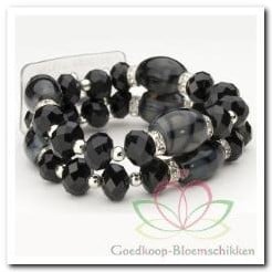 Corsage Polscorsage Sparkling Treasure Black
