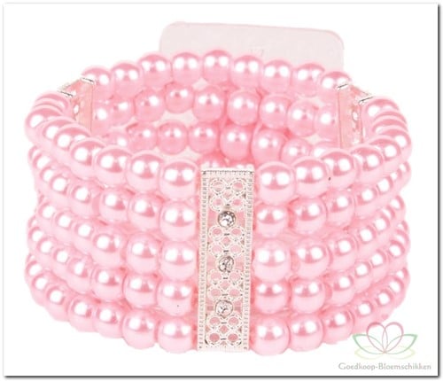 Corsage Polscorsage Simple Elegance Roze