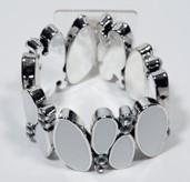 Corsage Polscorsage-armband Retro White
