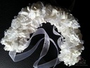 Haarcorsage Mulberry Wit polscorsage lint