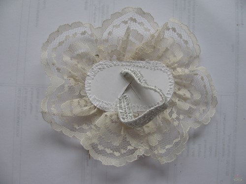 Polscorsage Kant Ivory Elastisch pakje 12 stuks