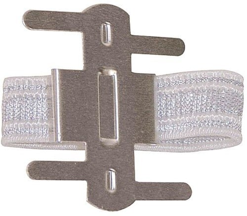 Corsageband Polscorsage Elastisch Zilver zak 50 stuks