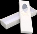 Bloemendoos Crème Rose Box met venster en strik cadeau doos voor rozenboeket 36 cm