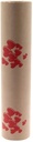 Kraftpapier Inpakpapier Rood Hartjes 50 cm x 125 meter