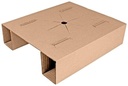 Inzet interieur voor Bloemendoos enkel Bruin 33x30x47 cm excl emmertje