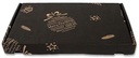 Brievenbusdoos kerst zwart-bruin enkel golf verzenddoos 255x160x27 mm