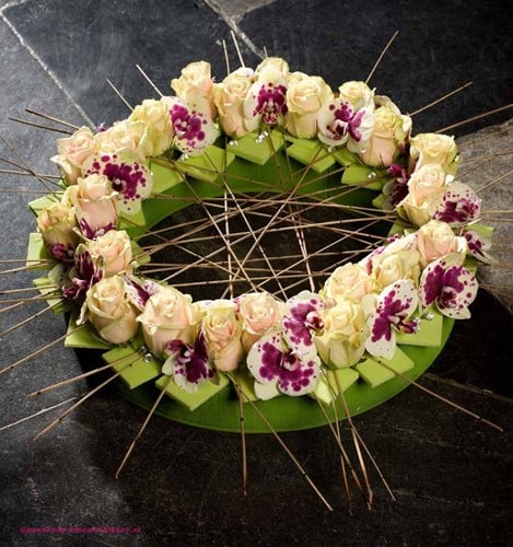 OASIS® Naylorbase Ring oase voor verse bloemen 35 cm