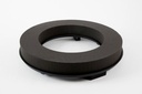 OASIS® Eychenne® All Black™ Naylor Ring Krans 30 cm per stuk zwart steekschuim oase voor verse, kunst en droogbloemen