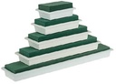 Tabledeco Tafeldeco 22 cm Wit /stuk oase voor verse bloemen incl. steekschuim 