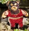 OASIS® Teddybeer 48 cm staand oase voor verse bloemen