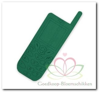 Mobiele telefoon GSM steekschuimvorm oase voor verse bloemen