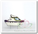 Speedboot steekschuimvorm oase voor verse bloemen