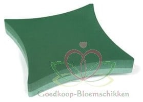 Cushion steekschuimvorm oase voor verse bloemen 45 cm