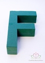 Letter F 30 x 20 cm steekschuimvorm oase voor verse bloemen