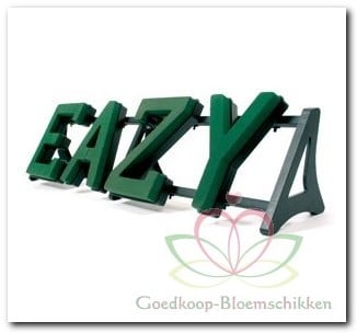 5 Letterframe 5 Cijferframe LEEG voor steekschuimletters en cijfers