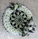 Dartbord steekschuimvorm oase voor verse bloemen