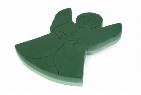 Engel steekschuimvorm oase voor verse bloemen klein model