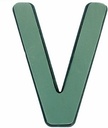 Letter V 30 x 20 cm Premier met Plastic bodem steekschuimvorm oase voor verse bloemen past NIET op frame B-keus