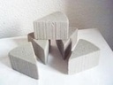Taartstuk Droogschuim SEC ca. 9x6 cm voor droog en kunstbloemen