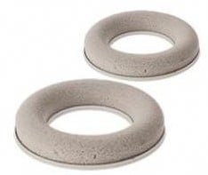 Droogschuim SEC ring krans 25 cm met kunststof ring voor droog en kunstbloemen