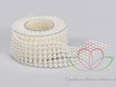 Parelmoer guirlande Creme 4 cm breed 1,80 m per stuk