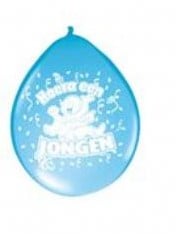 Ballon Hoera een Jongen 30 cm 8 stuks