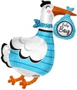 Folieballon Ooievaar Baby Boy super shape 36 inch pakje