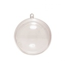 Bal plastic deelbaar Clear 13,6 cm