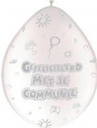 Ballon Communie Wit 30 cm 8 stuks