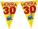 Vlaggenlijn Hoera 30 Jaar 6 meter
