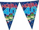 Vlaggenlijn Hoera 18 Jaar 6 meter