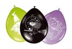 Ballon Heks assorti 30 cm 8 stuks