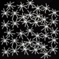 Decoratie Glow in the dark spin 50 stuks
