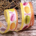 Lint met draad Macarons Taft 40 mm x 20 m