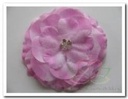 Corsage bloem Peony met clip Lila-Wit voor bruiloft en feestdecoratie