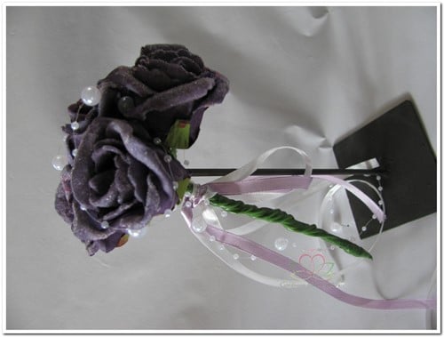 Bruidsmeisjesboeketje Emilia Paars BMB13 
